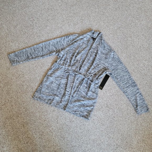 NWT Always Indigo Women’s Gray Cardigan/Robe Size M - Picture 5 of 11